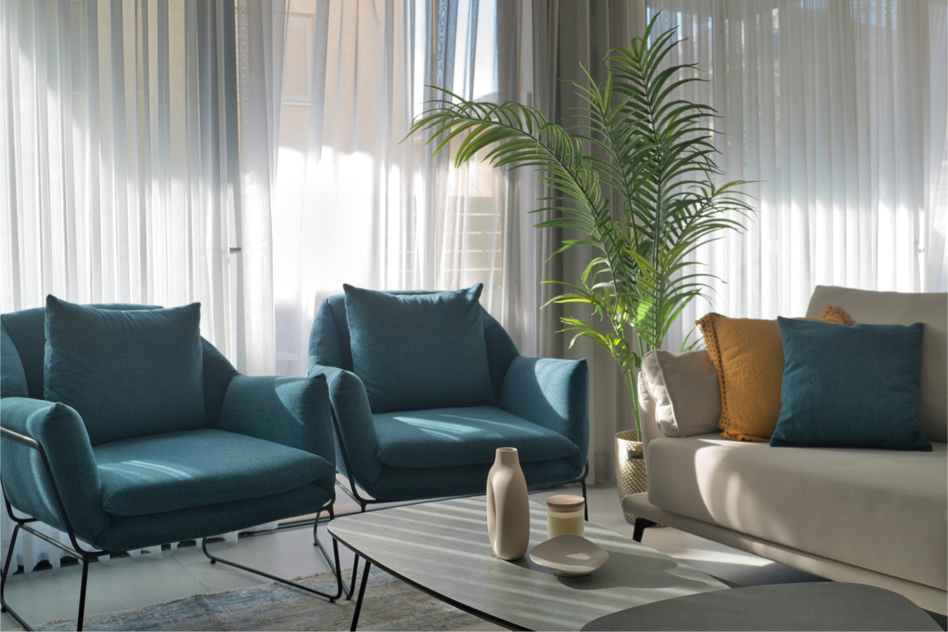 Gedera living room lounge seating area